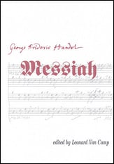 Messiah SATB Choral Score cover